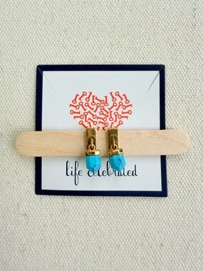 *Turquoise Dangle Charm* KEEP COLLECTIVE Retired $12 Each